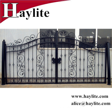 small wrought iron gate design